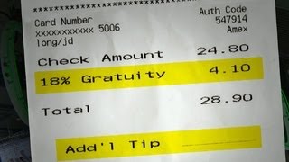 NYC restaurants sued over gratuity Is a tip required [upl. by Amoeji]