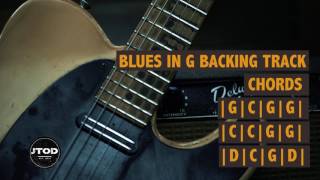 Blues in G Backing Track [upl. by Aihsenat]