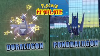 DURALUGON DURALUDON ET PONDRALUGON ARCHALUDON SHINY   Pokemon EcarlateViolet [upl. by Oirad]