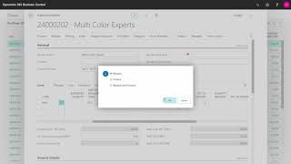 Recieve goods from Subcontractors through Purchase Orders  Microsoft Dynamics 365 Business Central [upl. by Cilurzo]