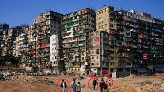 The Densest City In the World Asias Kowloon Walled City  Hong Kong [upl. by Meli]