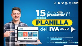 El análisis Plazo para presentar planilla del IVA 2020 vence el 15 de enero [upl. by Barny]