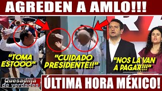 DE EMERGENCIA AGREDEN A AMLO NORMA PIÑA VINCULADA MENSAJE DE LUISA MARÍA Y ANDY MORENA [upl. by Joly782]