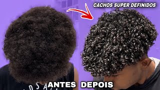 COMO EU ALISO O MEU CABELO CACHEADO SOZINHA [upl. by Oemor908]