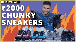 5 Chunky Sneakers YOU NEED Under ₹4000  Budget Shopping Challenge 16  BeYourBest Fashion San Kalra [upl. by Ramma665]