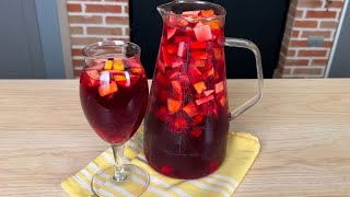 Authentic red SANGRIA how to make it at home 🍷 [upl. by Halludba]