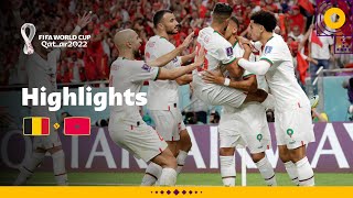 Famous win for The Atlas Lions  Belgium v Morocco  FIFA World Cup Qatar 2022 [upl. by Amerd]