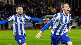 Varbergs BoIS 1  2 IFK Göteborg Dramatiken när IFK Göteborg säkrade Allsvensk kontrakt [upl. by Euqenimod]