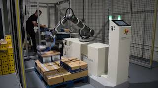 Highspeed SRP palletiser  Reeco Automation [upl. by Kaia410]