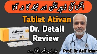 Tablet Ativan 2mg  Ativan 2mg Tablet Uses UrduHindi  Ativan Tablet Sleeping Time In Urdu [upl. by Eerrahs]