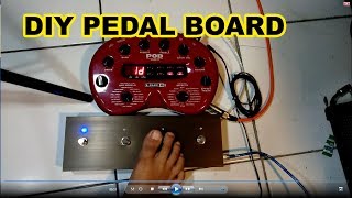 DIY Pedal Board POD 2 line 6  DIY Foot switch part 2 [upl. by Aiciled]