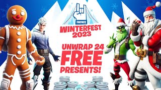 Fortnite Winterfest 2023 All Presents amp Rewards [upl. by Reba]