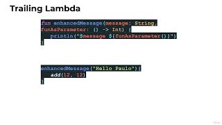 043 Kotlin Programming Language Fundamentals  Trailing Lambda [upl. by Diann716]