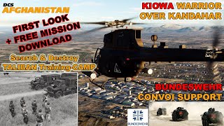 DCS Afghanistan  Kiowa over KANDAHAR supported by BUNDESWEHR vs ISIS  FREE MISSION DOWNLOAD [upl. by Nelg]