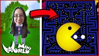 INVADI O MUNDO DO PACMAN POR UM DIA NO MINI WORLD  NandaPlay [upl. by Gnilrac947]