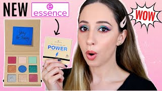 Essence Daily Dose Of Power Eyeshadow Palette  Easy Blue Smokey Eye For Beginners 2021 [upl. by Harday312]