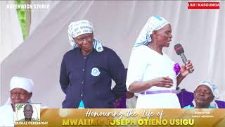 HONOURING THE LIFE OF MWALIMU JOSEPH OTIENO USIGU  BURIAL CEREMONY [upl. by Negrom]