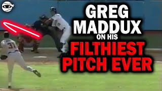 The SECRET behind Madduxs FILTHIEST Pitch EVER mlb [upl. by Innep]