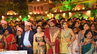 Groom entry  Indian wedding  Azeem o shaan shahenshah [upl. by Hakilam]