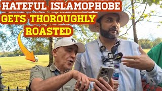 Hateful Islamophobe Gets Thoroughly Roasted Adnan Rashid ampVisitor Speakers Corner [upl. by Aicnatsnoc69]