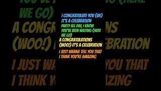 Congratulations lyrics song by PewDiePie song lyrics [upl. by Abdella]