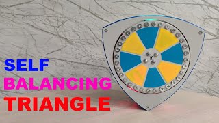 Self balancing triangle reaction wheel [upl. by Zebulon741]