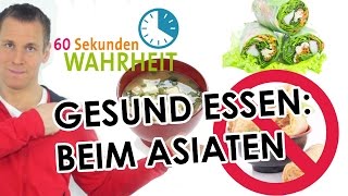 Die GESÜNDESTEN GERICHTE Beim ASIATEN  Patric Heizmanns 60 Sekunden Wahrheit  HD [upl. by Pepi68]