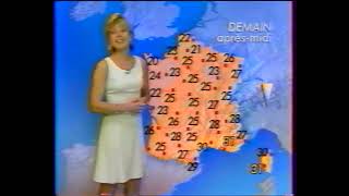 Météo TF1 du 2 Juillet 2000 Evelyne Dhéliat [upl. by Bremser683]