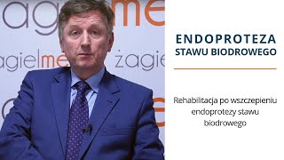 Rehabilitacja po wszczepieniu endoprotezy stawu biodrowego [upl. by Corabella]