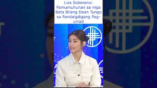 Liza Soberano Pamumuhunan sa mga Bata Bilang Daan Tungo sa Pandaigdigang Pag unlad [upl. by Gnort]