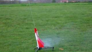 Radio Controlled Rocket Glider with Held1000 engine [upl. by Nobel964]