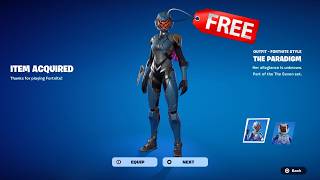 The Paradigm FREE SKIN in Fortnite ITEM SHOP [upl. by Allesiram]