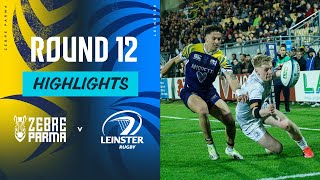 Zebre Parma vs Leinster  Instant Highlights  Round 12  URC 202324 [upl. by Graniah671]