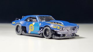 Hot Wheels Mainline Review Custom 68 Camaro  2023 HW Slammed [upl. by Ainecey]