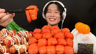 ASMR たっぷり明太子の痛風定食‼️【咀嚼音mukbangEating Sounds】 [upl. by Langsdon517]