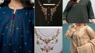 hand embroidery designs beautiful hand made work design ideas NIDesigner Channel [upl. by Rede684]