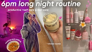 6pm self care night routine🌙🧴🧁روتيني الليلي فاش كنبغي نتهلا فراسي🌟💅🏻 shower routine🧖🏻‍♀️ [upl. by Donavon802]