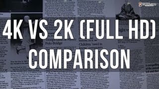 4K vs 2K Full HD resolution comparison side by side [upl. by Imeon952]