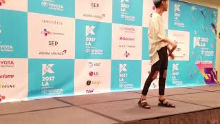 EDWARD AVILA quotSTAYquot PERFORMANCE KCON LA 2017 [upl. by Attehcram671]