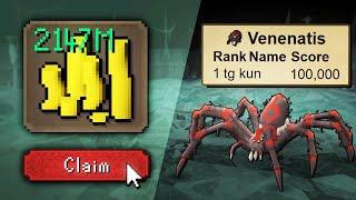 RANK 1 Venenatis Just Made 25 BILLION GP [upl. by Nalo]