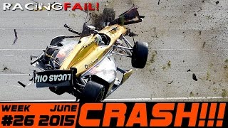 Racing and Rally Crash Compilation Week 26 June 2015 [upl. by Rudolfo]