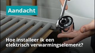 Hoe installeer ik een elektrisch verwarmingselement voor een radiator [upl. by Eniaral]