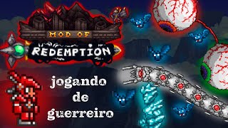 terraria mod of redemption The Destroyer The Twins Derrotei Só que não [upl. by Ryann]