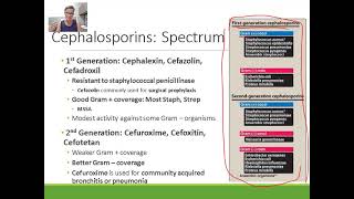 Pharmacology Cephalosporins [upl. by Igiul920]