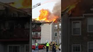 3 Alarm Building Fire in Olathe KS on 111811 [upl. by Aarika]