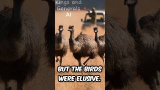 The emu war shortsfeed facts history kingsandgeneralsai [upl. by Sidras349]