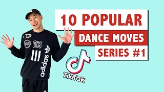 TOP 10 DANCE MOVES 2022 TUTORIAL  MOST POPULAR TIKTOK MOVES [upl. by Feodora]