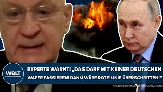 PUTINS KRIEG quotDas darf mit keiner deutschen Waffe passieren Dann wäre rote Linie überschrittenquot [upl. by Goldner]