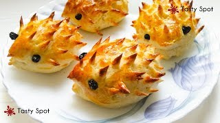 Porcupine Bread With Chicken Filling  With amp Without Oven  Recipe28 [upl. by Narton411]