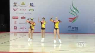 Trio Russia 2  Aerobic World Age Group 2012 [upl. by Yeslah]